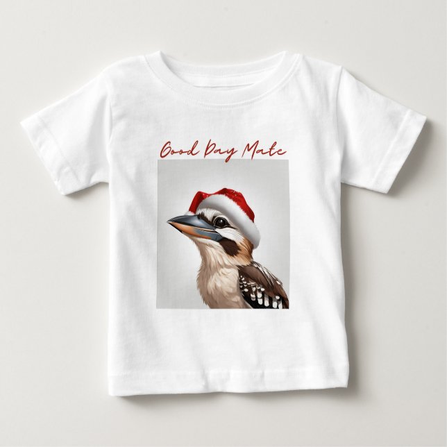Camiseta De Bebé navidades del buen día de kookaburra en australia (Anverso)