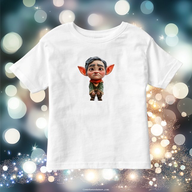 Camiseta De Bebé Navidades del padre cansado Elf Toddler Tee (Subido por el creador)