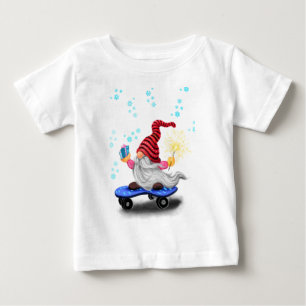 Camiseta De Bebé Navidades del patinaje genético Baby T-Shirt