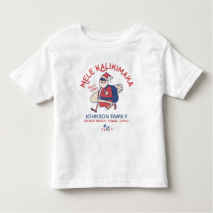 Camiseta De Bebé Navidades del personalizado Mele Kalikimaka Santa