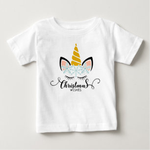 Camiseta De Bebé Navidades desean una camiseta para bebé