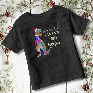 Camiseta De Bebé Navidades Dinosaurios Niños personalizados