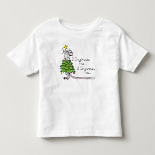 Camiseta De Bebé Navidades divertidos adornan el Personalizado del
