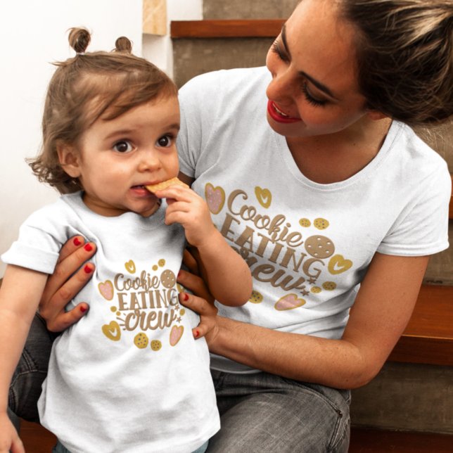 Camiseta De Bebé Navidades divertidos de Cookie Eating Crew (Subido por el creador)