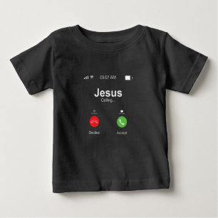 Camiseta De Bebé Navidades divertidos Llaman al Cristiano Gráfico 