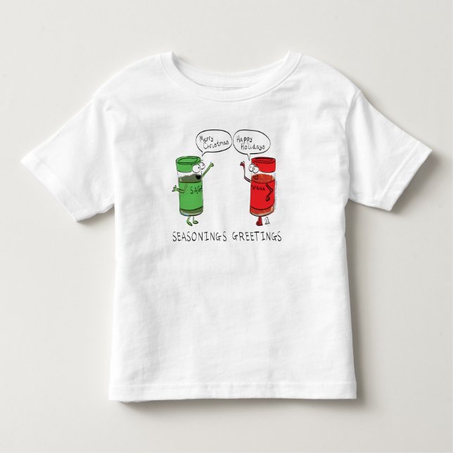 Camiseta De Bebé Navidades divertidos Personalizado Cocinando espec (Anverso)