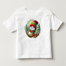 Camiseta De Bebé Navidades elegantes acuarela Botánica