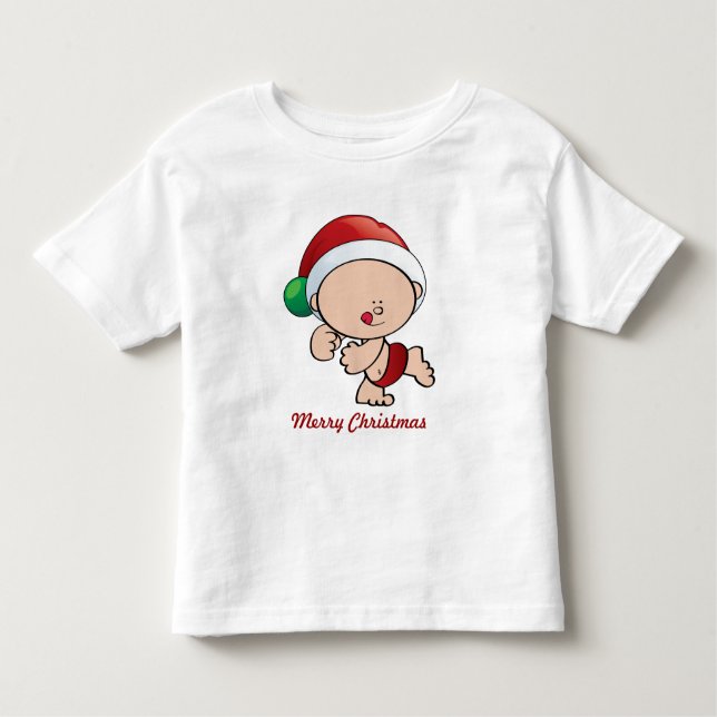 Camiseta De Bebé Navidades Elf Holiday Tee Shirt (Anverso)