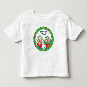 Camiseta De Bebé Navidades Elves de color