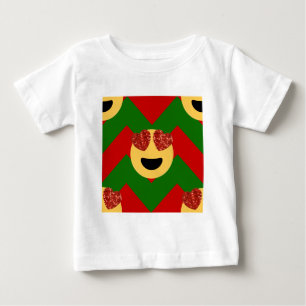 Camiseta De Bebé navidades emoji del ojo del corazón