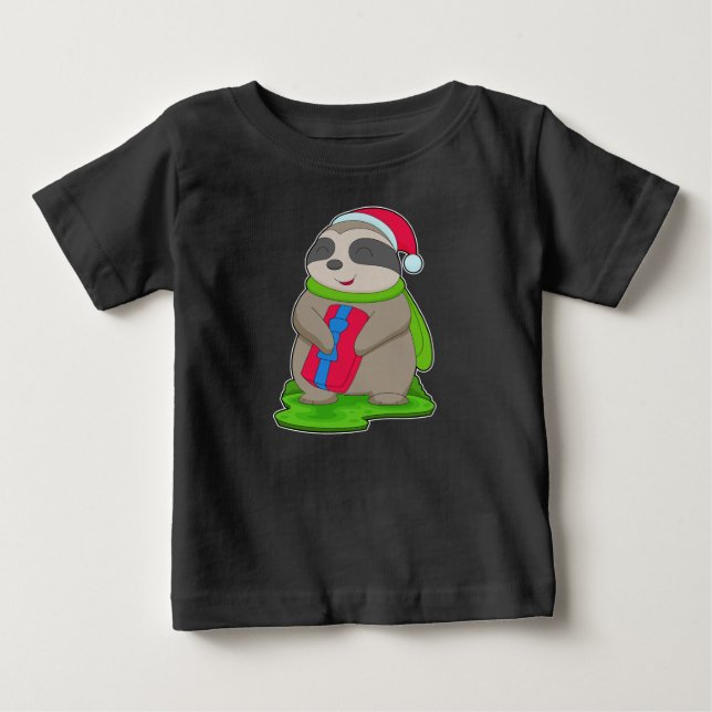 Camiseta De Bebé Navidades eslovacos Santa hat (Anverso)