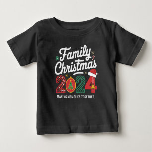 Camiseta De Bebé Navidades Familiares 2024 Escuadrón de Navidad de 