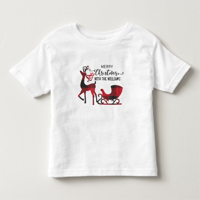 Camiseta De Bebé Navidades familiares coincidentes | Moderno person (Anverso)