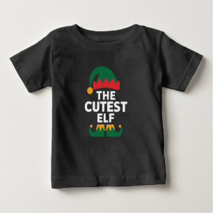 Camiseta De Bebé Navidades familiares de Cutest Elf Mateo