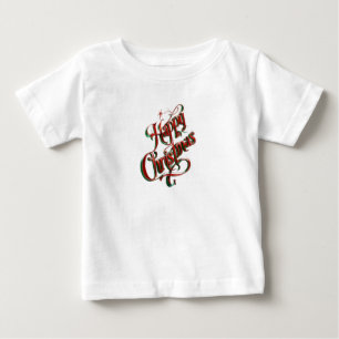Camiseta De Bebé Navidades felices