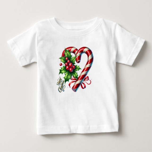 Camiseta De Bebé Navidades felices (Anverso)