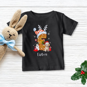 Camiseta De Bebé Navidades festivos Carta de pan de jengibre de pip