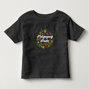 Camiseta De Bebé Navidades filipinos Maligayang Pasko Toddler T-s