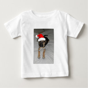 Camiseta De Bebé Navidades German Shepherd