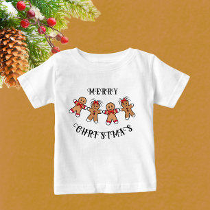 Camiseta De Bebé Navidades gingerbreads