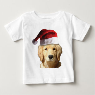 Camiseta De Bebé Navidades Golden Retriever
