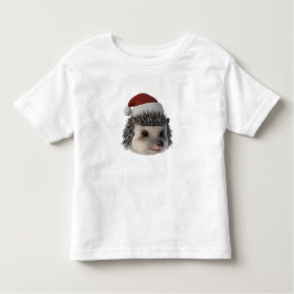 Camiseta De Bebé Navidades Hedgehog O Opossum Usando Santa Costum