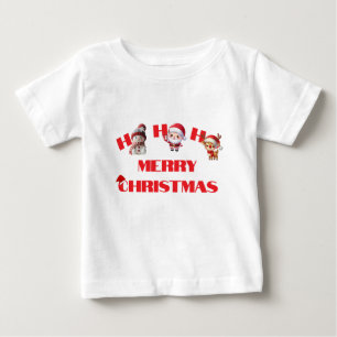 Camiseta De Bebé Navidades Ho Ho Ho Ho