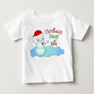 Camiseta De Bebé Navidades Hugs