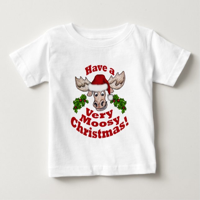Camiseta De Bebé navidades inmorales (Anverso)