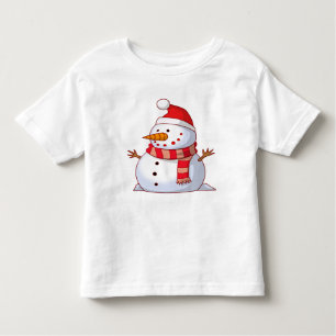 Camiseta De Bebé Navidades inteligentes Snowman