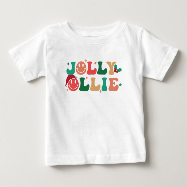 Camiseta De Bebé Navidades Jolly Ollie Kids (Anverso)