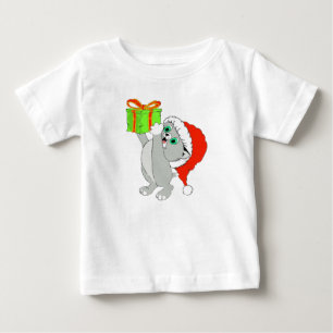 Camiseta De Bebé Navidades Kitten