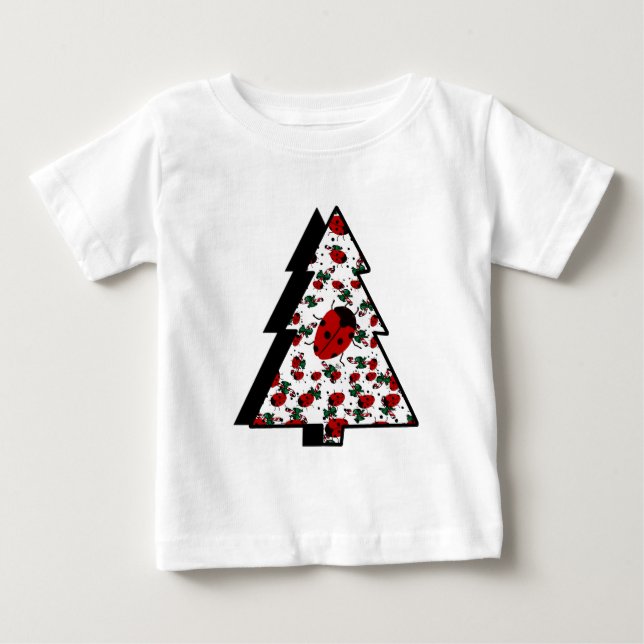 CAMISETA DE BEBÉ NAVIDADES LADYBUGS (Anverso)