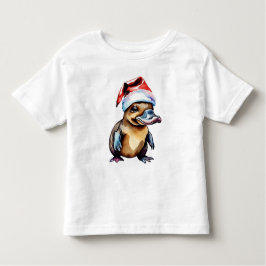 Camiseta De Bebé Navidades lindos platypus