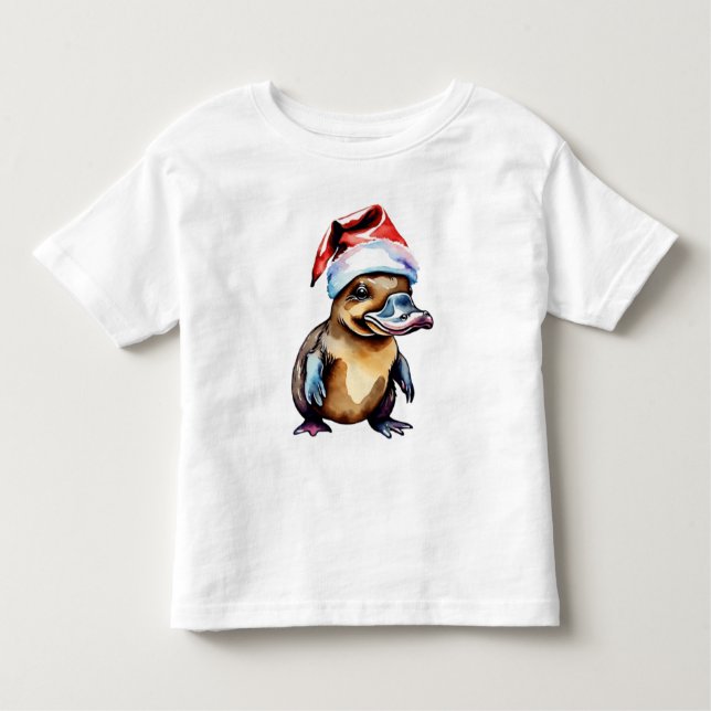 Camiseta De Bebé Navidades lindos platypus (Anverso)