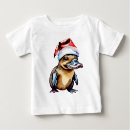 Camiseta De Bebé Navidades lindos platypus