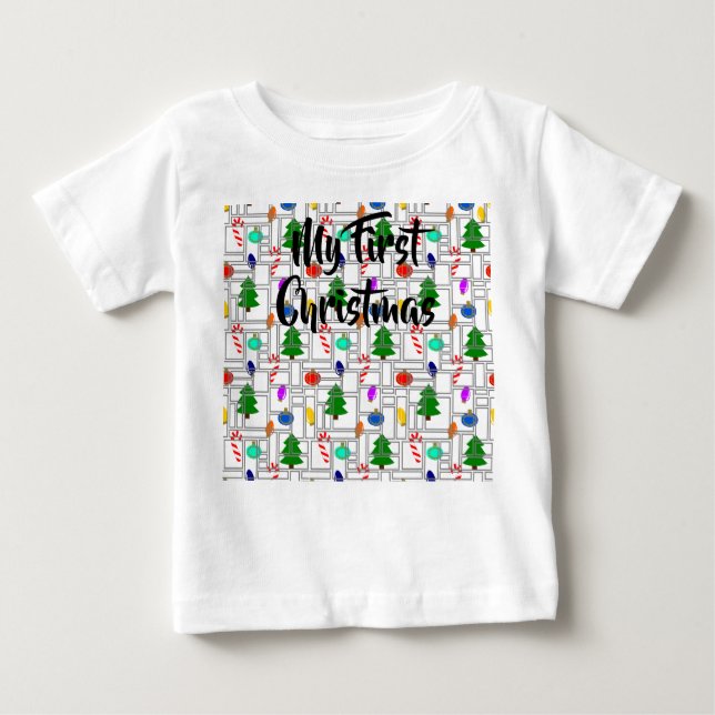 Camiseta De Bebé Navidades malvados (Anverso)