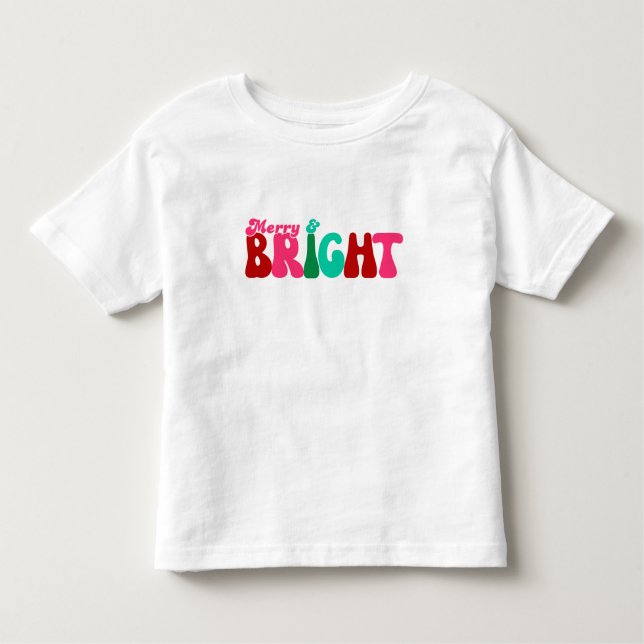 Camiseta De Bebé Navidades Maximalistas Brillantes (Anverso)