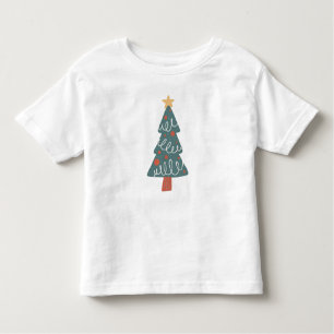 Camiseta De Bebé Navidades Merry y Bright