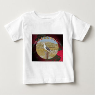 Camiseta De Bebé Navidades Navidades de gaviotas con respaldo negro