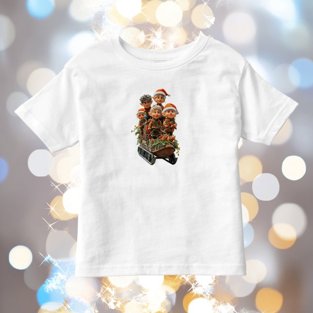 Camiseta De Bebé Navidades Nieve divertida, tee de niño pequeño (Subido por el creador)