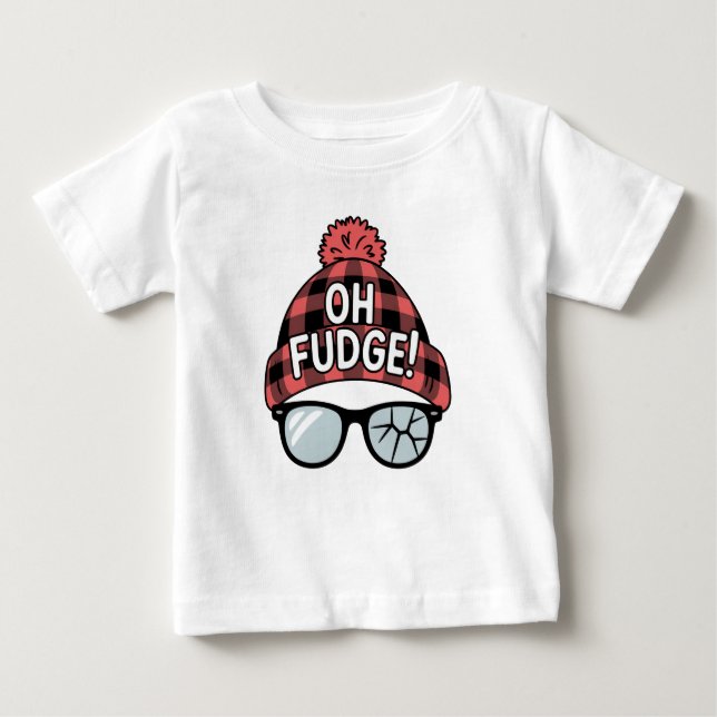 Camiseta De Bebé Navidades Oh Fudge Xmas Vacaciones Graciosas (Anverso)