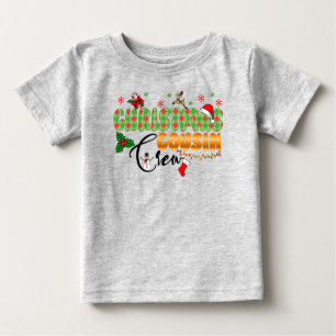 Camiseta De Bebé Navidades pareja de familiares de primos de tripul