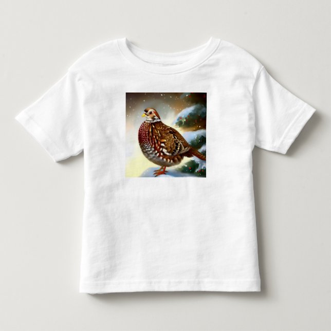 Camiseta De Bebé Navidades Partridge 1 (Anverso)