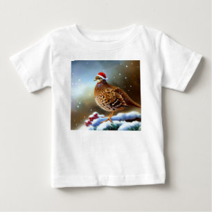 Camiseta De Bebé Navidades Partridge 2