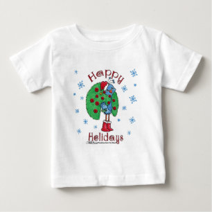 Camiseta De Bebé Navidades Peacock