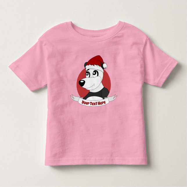 Camiseta De Bebé Navidades personalizado con adorables niños de oso (Anverso)