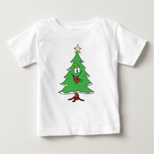 CAMISETA DE BEBÉ ***NAVIDADES PERSONALIZADO NAVIDAD ÁRBOL** TELÉFON