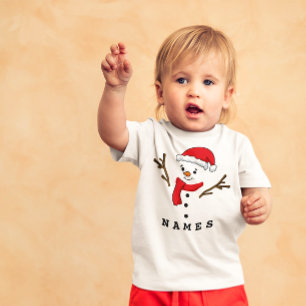 Camiseta De Bebé Navidades personalizados celebran divertido hombre