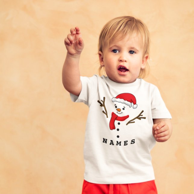 Camiseta De Bebé Navidades personalizados celebran divertido hombre (Subido por el creador)
